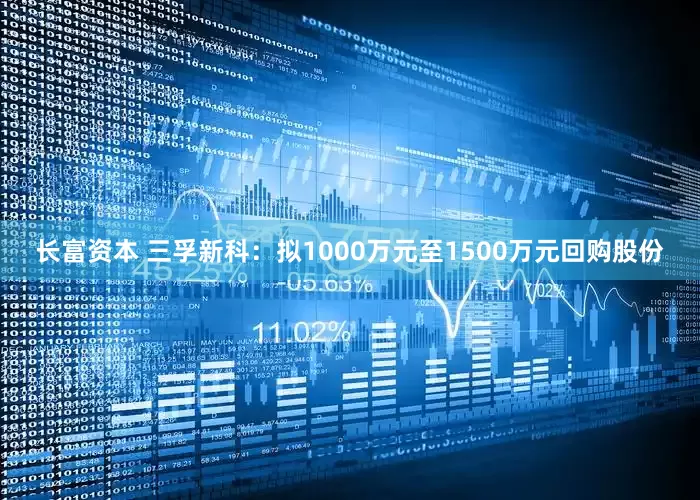 长富资本 三孚新科：拟1000万元至1500万元回购股份